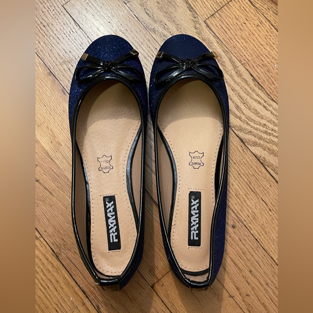 Raxmax Glitter ballerina flat shoe